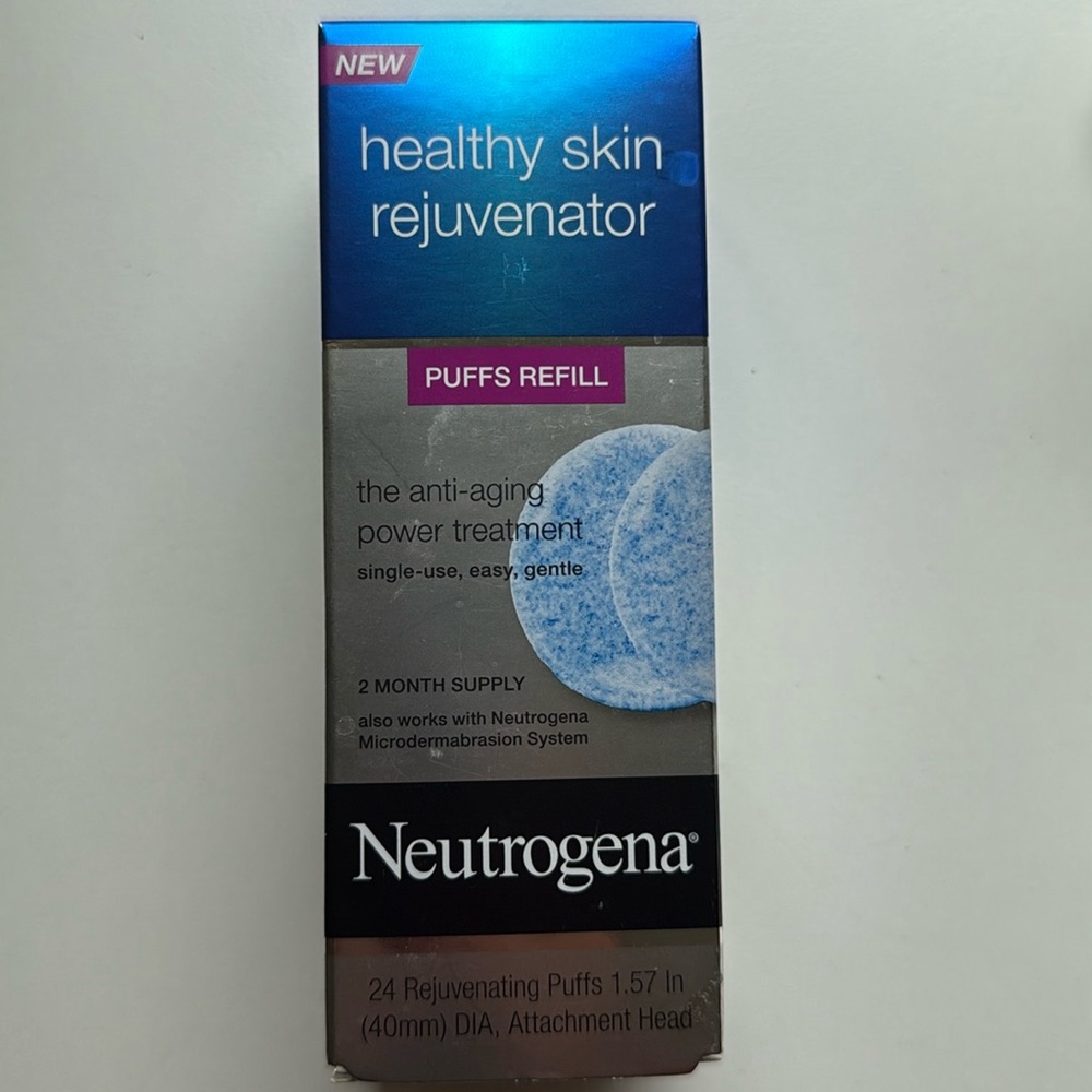 Neutrogena Microdermabrasion System, Puffs Refill, 24 Puffs & Attachment